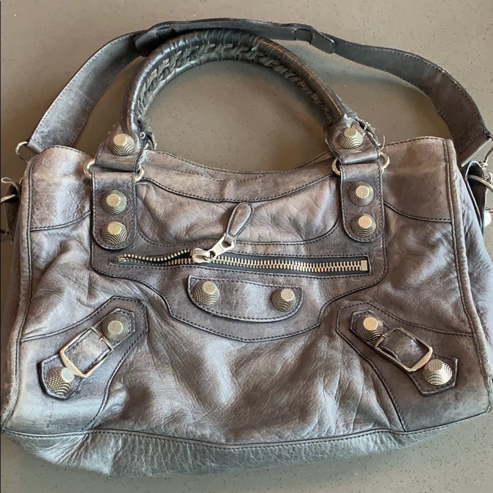 Balenciaga City Bag with Large Studs